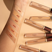 Charmacy Milano Concealer - 3 Correct & Cover Spots | Full Coverage & Lightweight Concealer | Jojoba Oil Nourished, 7 ML