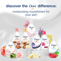 Dove Relaxing Shea Butter Body Wash with Vanilla for Soft Skin, Soothing Scent, 1L