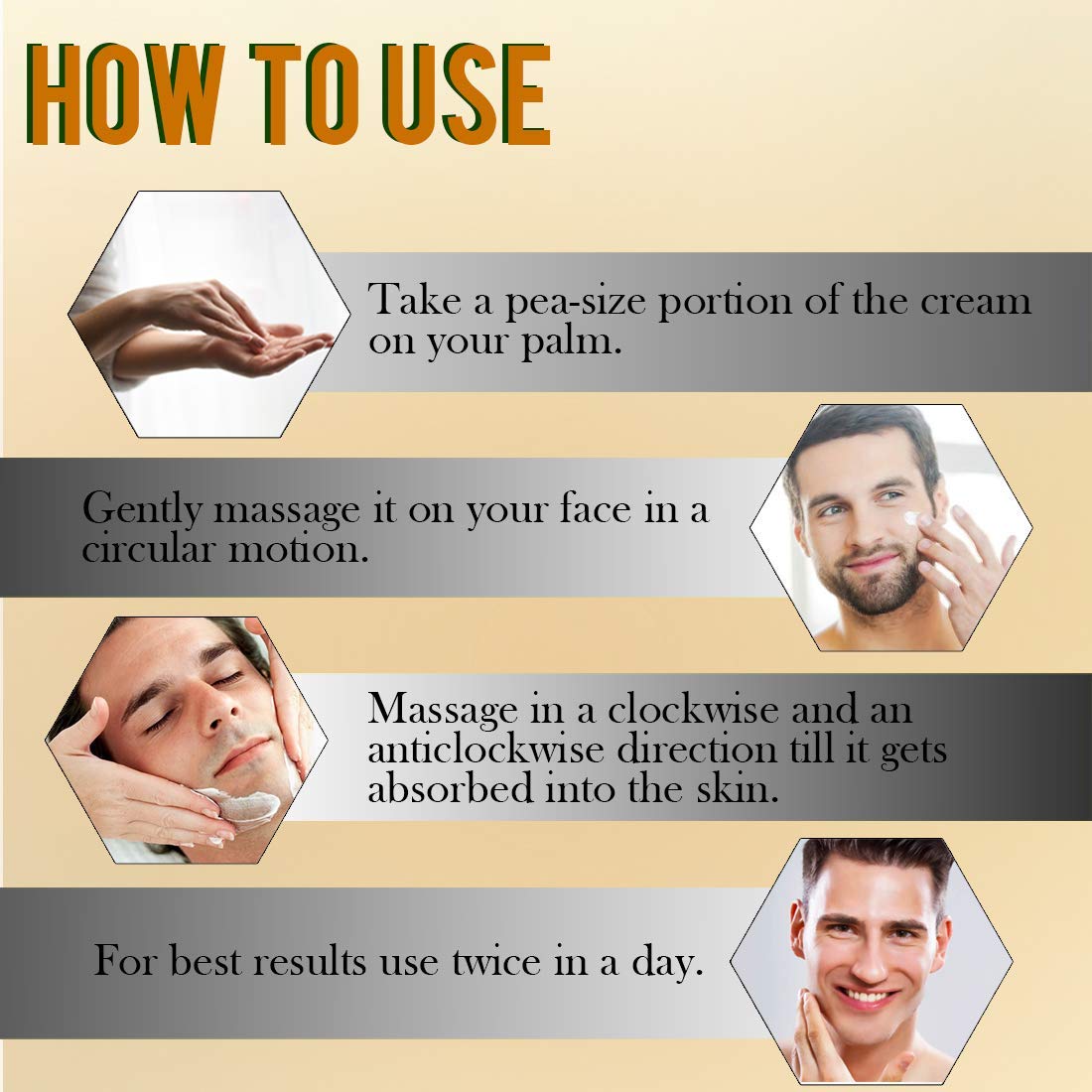 INDUS VALLEY MEN Fairness Cream For Natural Fair Look - Set of 2 (100 * 2=200 ml)