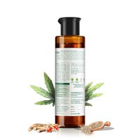 Hampa Hemp Muscle Pain Relief Oil 100ml | Lasting Relief from Back, Shoulder, Neck, Leg, Lumbar, Ortho and other Muscular Pains, Stiffness and Spasms | Ayurvedic with Vijaya Leaf Extract, Arnica, Ashwagandha | 100% Natural and Skin Friendly