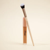 Milagro Beauty Concealer Brush 13 – Ultra-Soft, Vegan Brush for Seamless Cream & Liquid Foundation Application, Precision Coverage, Easy to Clean, Travel-Friendly, Cruelty-Free, Multipurpose Tool