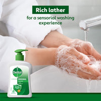 Dettol Original Handwash Liquid Soap Refill, 175ml | Germ Defence Formula | 10x Better Germ Protection