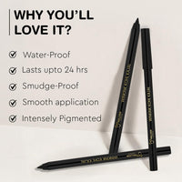 Million Colors Waterproof Wink Ink Kohl Kajal | Infused with Chamomile and Almond Oil | Smudge Proof & Long-Lasting | One Swipe Application - Rich Color Payoff | Stays Upto 24HR