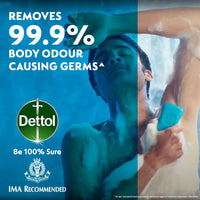 Dettol Icy Cool Bathing Soap Bar With 2x Menthol (600gm), 125gm + 20% Extra Free, Pack of 4