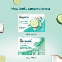 Himalaya Refreshing Cucumber Soap And Coconut Soap, 125G