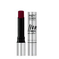 PRETTY COVER Non-Transfer Matte Lipstick | Long-Lasting, Smudge-Proof & Waterproof | Intense Color Payoff with Lightweight Formula for All-Day Wear (BRICK WINE)