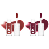 Tint Cosmetics 2.5ml Set of 2 Lipgloss, Brick Red & Deep Wine, Non Sticky, Hydrating, Light Weight, Long Lasting, High Shine & Soft Natural Liquid Lip Gloss For Girl & Women (Honey & Vino)