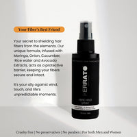 KERRATO HAIR FIBRES Unisex Water Resistant Locking Spray for All Hair Building Fibers (40ml) | Strong Hold All Day | Fiber Holding Spray(Pack of 1)