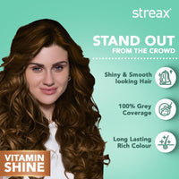Streax Crème Permanent Hair Colour - 7.3 Golden Blonde Hair Color- 45gm (Pack of 5), 100% Grey coverage, Long Lasting Hair colour for women