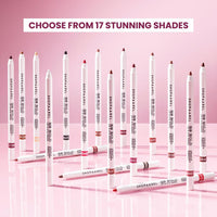 SHOPAAREL BE BOLD Lip & Eye Pencil, 2-in-1 Lip & Eye Liner, Creamy & Blendable, Lip Liner, Built-In Sharpener, Matte Finish, Eye Liner, Intense Pigment, Smudge-Proof, Long Lasting-0.4 Gm, Coral