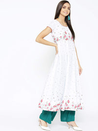Poshak Hub Women's  Cotton Anarkali Kurta