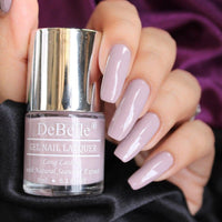DeBelle Gel Creme Finish Nail Polish Vintage Frost (Pastel Purple), 8 Ml - Enriched With Natural Seaweed Extract, Cruelty Free, Toxic Free