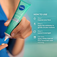 NIVEA Derma Skin Clear Exfoliator 8% Salicylic, Glycolic Acid, Niacinamide Fight Blemishes Acne Mark