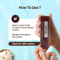 WOW Skin Science Shea Butter Nourishing Lip Balm with Ceramides – Hydrating Lip Balm for Dry, Chapped Lips | Strengthens Lip Skin Barrier | SPF 30 | 4g