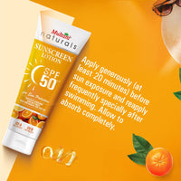 Multani Naturals Sunscreen Lotion SPF 50++ | Broad Spectrum UVA/UVB | Blue Light Protect | No White Cast | Water Resistant, Ultra Light & Non Sticky | For Oily, Dry & Sensitive Skin | For Women & Men | Free From Paraben, Mineral Oil & Sulphate |100ml