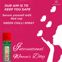 Newish Powerful Self Defence Red Chilli Pepper Spray for Woman Safety | Reliable and Effective | Small Pocket Size | (55ml / 35gm) - Pack of 4