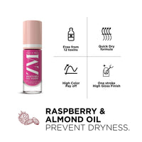 ZM Zayn & Myza Breathable Nail Enamel - Pink Popsicle | Smooth Application | Quick-Drying I Longlasting I Chip-Defiant I Water Permeable | Glossy Finish | 100% Vegan, 6 ml