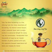 Tata Tea Gold Darjeeling | Fine Long Leaf Authentic Darjeeling Tea | Black Tea | 200Gram