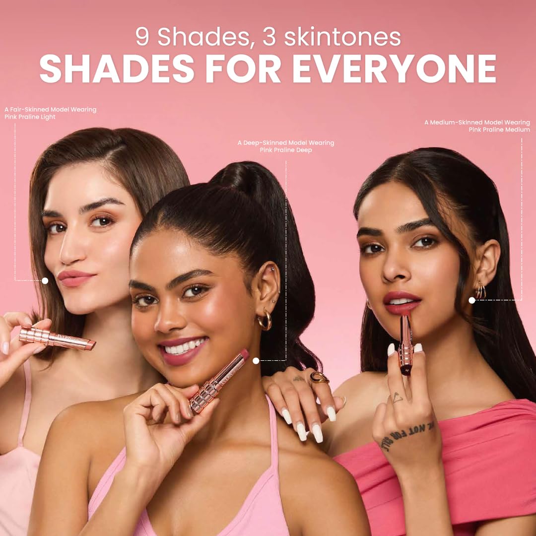 Typsy Beauty Cocoa Peptide Velvet Matte Lipstick | 8hr Wear, Soft Blur Finish, Lightweight Texture, Hydrating Nude Lipstick| Brownie Bite Light 01 | Cocoa Peptides | Vegan & Paraben-Free 3.5g