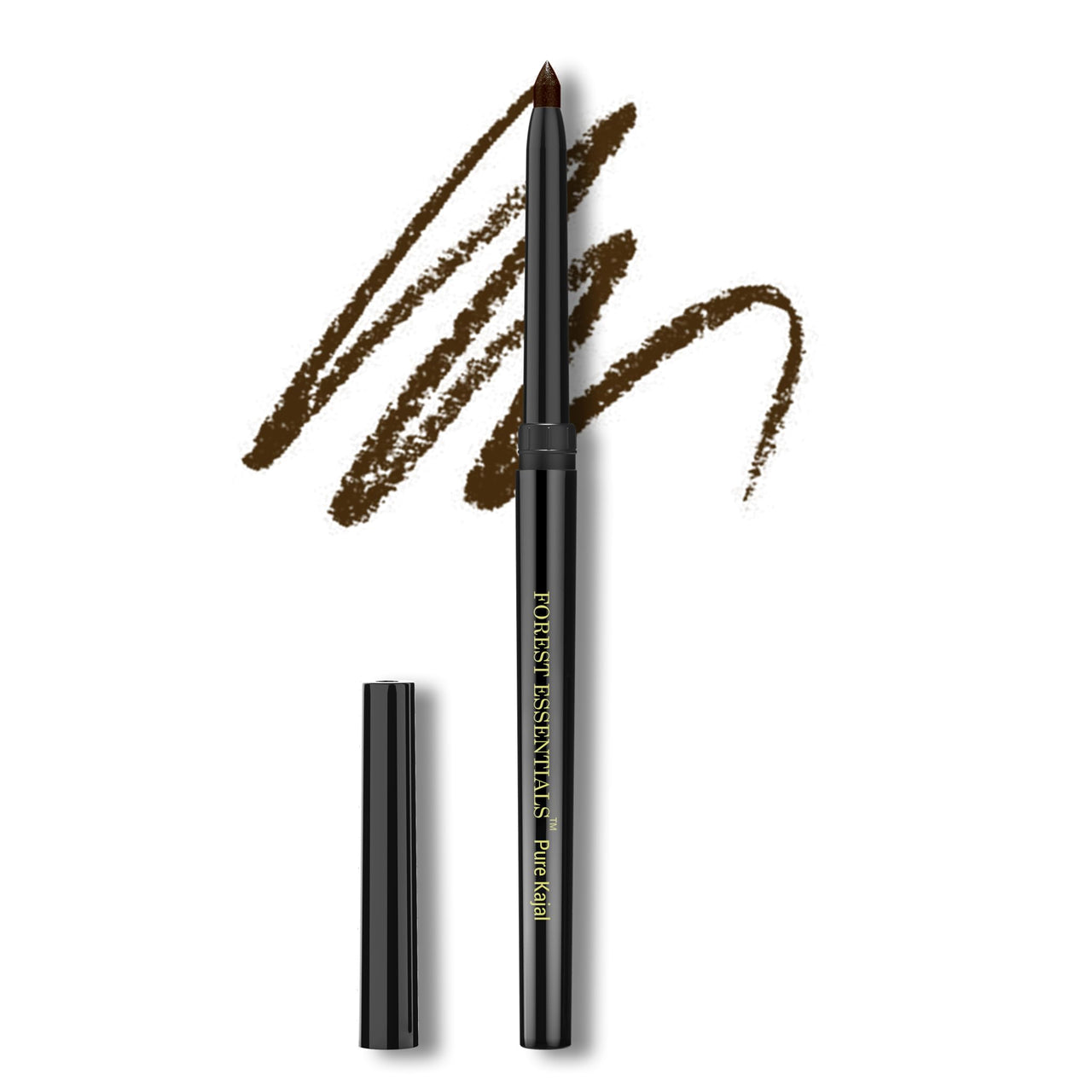 Forest Essentials Earth Brown Gulaab Khaas Kajal Pencil, Matte Finish (0.3G)