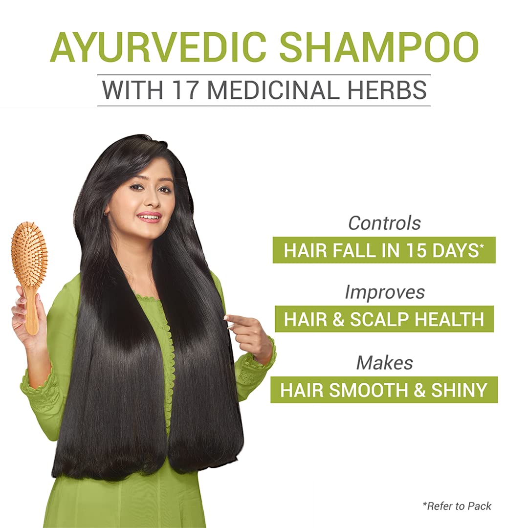 SESA Ayurvedic Hair Oil 200Ml + Ayurvedic Medicinal Shampoo 200Ml Combo Pack Control Hair Fall Nourishes Scalp Help Hair Growth For Men & Women