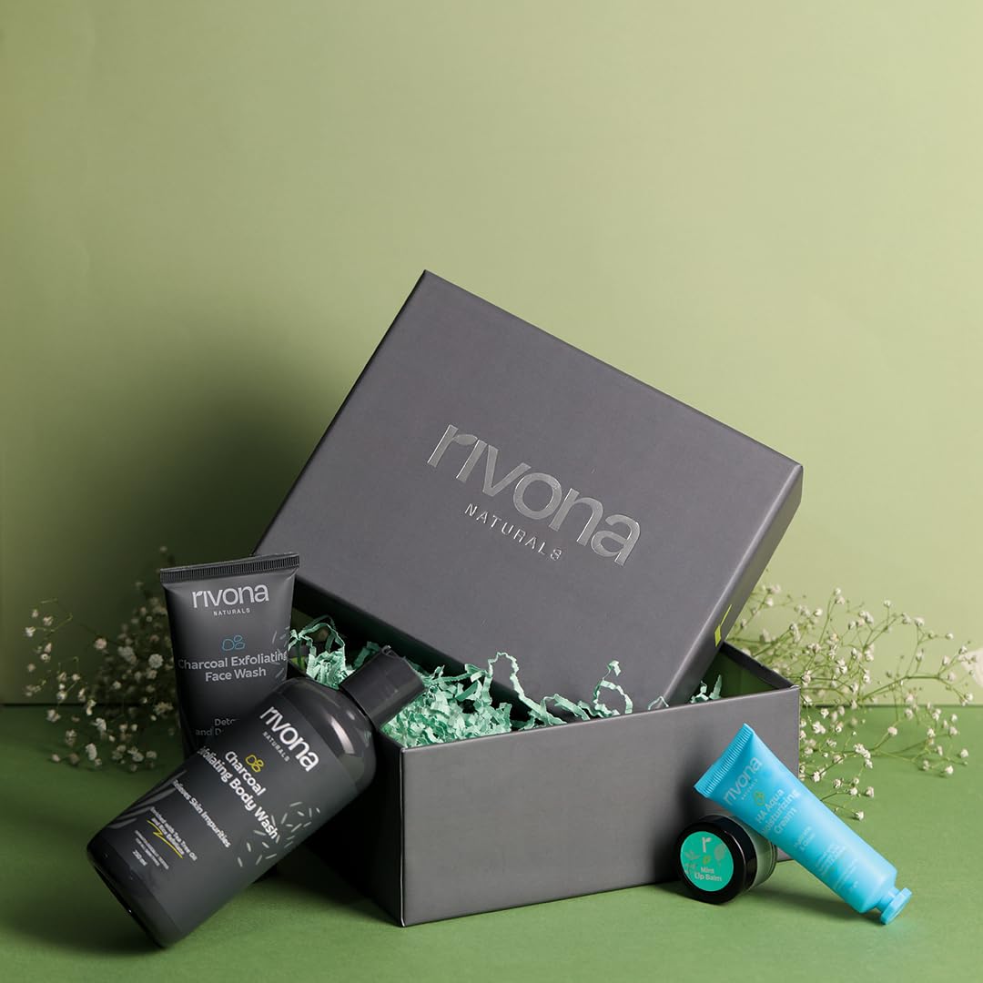 Rivona Naturals Zen Cleanse Gift Set | Gift Box for Every Occasion |100% Natural Rivona Products | Pack of 4