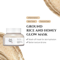 [Beauty of Joseon] Ground Rice and Honey Glow Mask (150ml) | Wash-off Face Mask for Dry and Sensitive Skin, Pore and Sebum Care, Pore Cleansing
