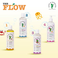 Tots & Bubbles Calming Baby Massage Oil with Sweet Almond & Olive Oil - 300 ml | Enriched with of Shea butter, Lavender & Mustard | Gentle on the skin, Free from Harmful Chemicals, No Artificial Scent