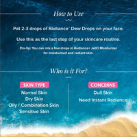 Aqualogica Radiance+ Juicy Dew Drops Illuminating Face Serum for Men and Women - With Watermelon and Niacinamide | Serum for Glowing, Oily & Dry Skin -30ml