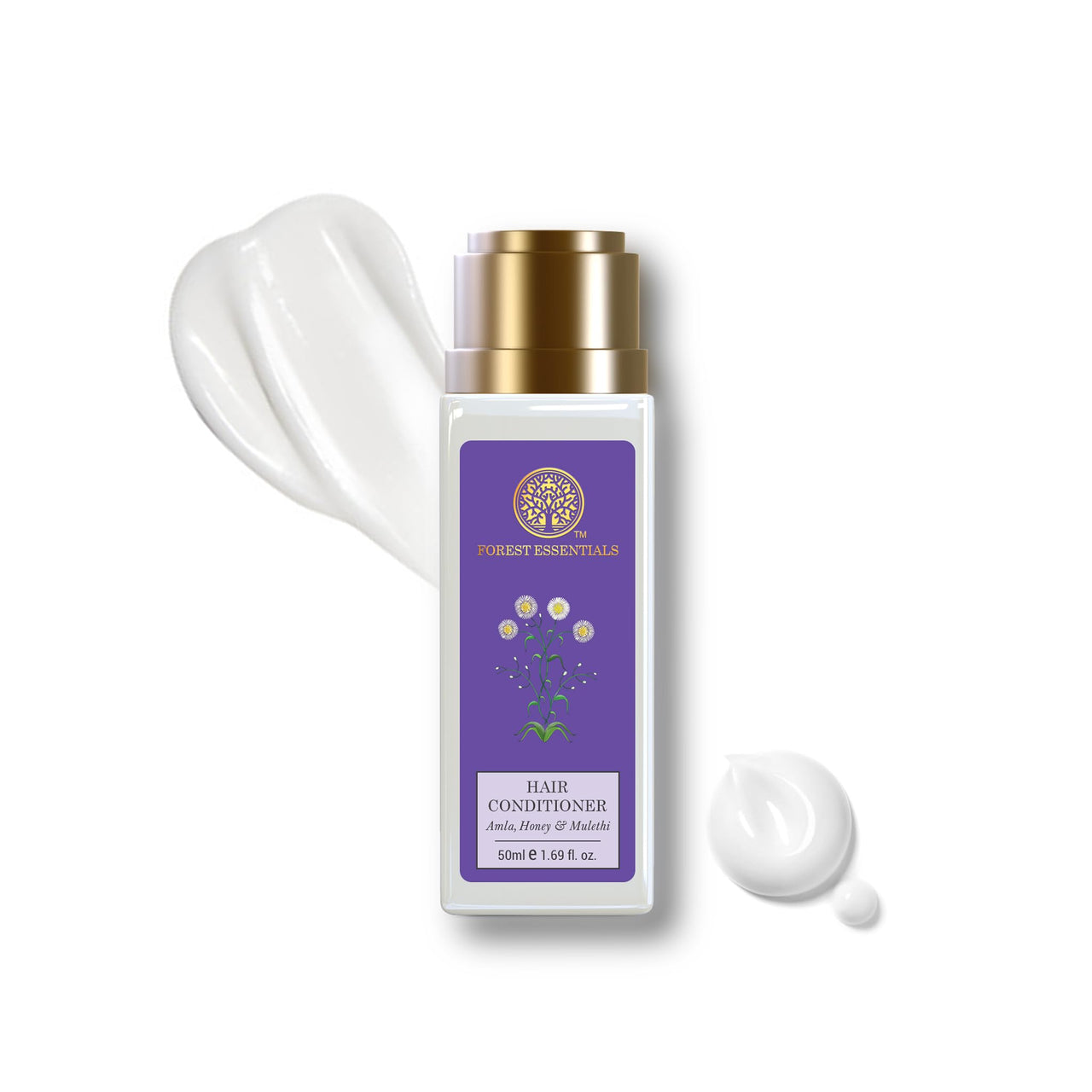 Forest Essentials Hair Cleanser Amla Honey & Mulethi|Ayurvedic Natural Shampoo|For Dull Dry Hair|Controls Hair Thinning & Breakage|Sulphate & Paraben Free, 1 Count