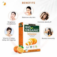 INDUS VALLEY Organic (Sandalwood Face Pack + Orange | Citrus aurantium & Rose Powder | Rosa indica) - 200+100+100=400g