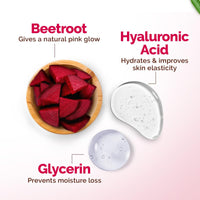 Mamaearth Beetroot Hydraful Light Moisturizing Cream With Beetroot & Hyaluronic Acid|For Hydrated Pink Glow|For Face, Hand & Body|24H Moisturization|Quick Absorbing|Non-Greasy|Soft Moisturizer|200 G