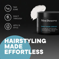 Men Deserve Daily Hair Cream (7 oil nourish) for Hair fall control, Dandruff Control,and Keratin Restore