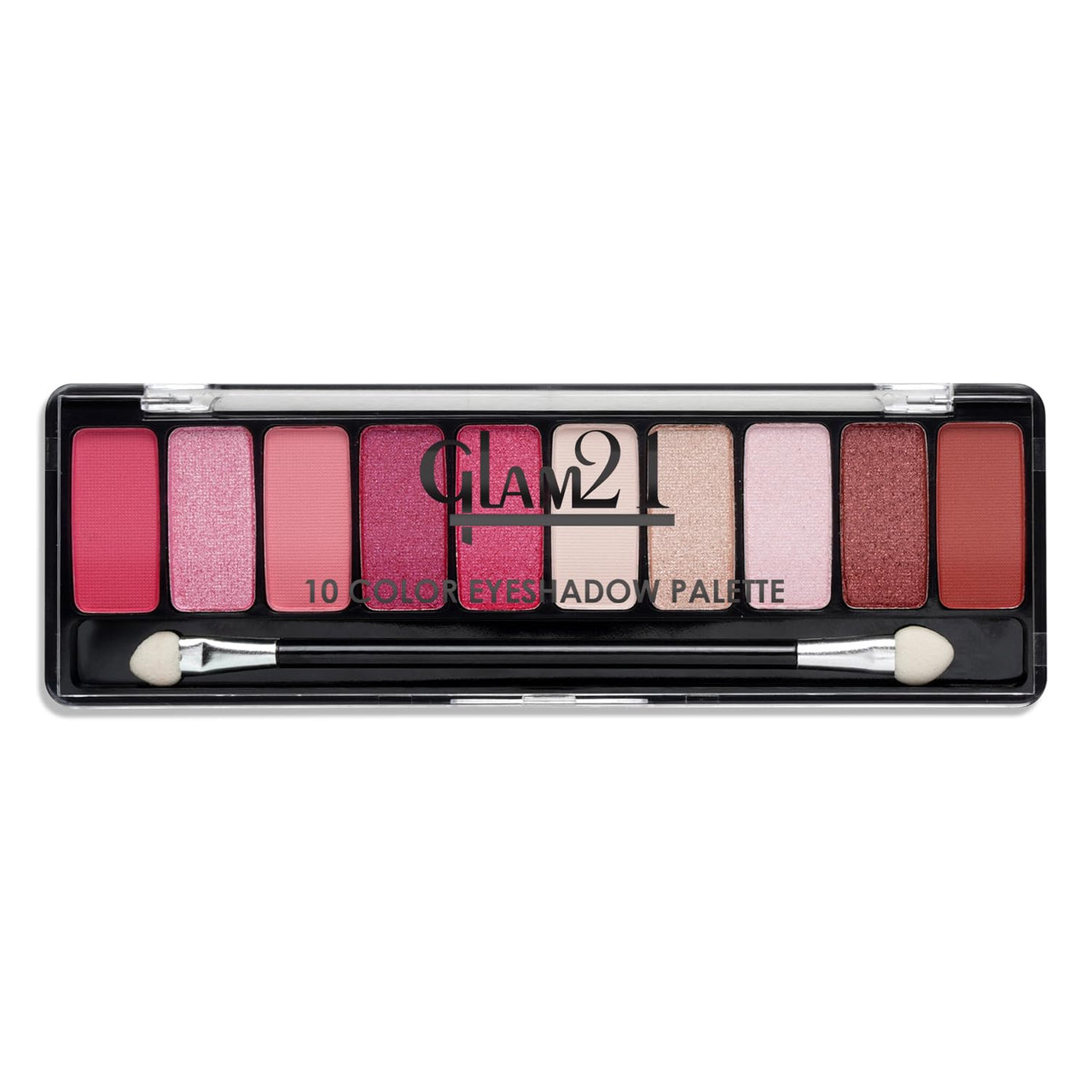 Glam21 Floral beauty 10 Color Eyeshadow Palette |Long-Lasting | Smudge Free | Long Wearing And Easily Blendable Eye Makeup Palette Matte, Shimmery And Metallic Finish Floral beauty