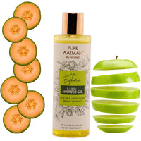 Pure Aatman Green Apple & Aloe vera Rejuvenating Body Wash For Women & Men,Deeply Nourishing Shower Gel, 200ml