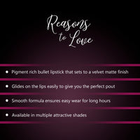 Shryoan Matte Lipstick | Blood Red | Waterproof, Long Lasting, Smudge Proof | Cruelty-Free Lip Color with Intense Hydration | Full Coverage Lip Crayon for All Skin Types | (4.2 GM) (Pack of 1)