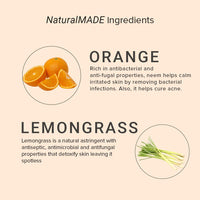 Khadi Natural Orange & Lemongrass Herbal Face Wash | Face Wash for Dry Skin | Natural Face Wash | Organic Face Wash for Healthy Skin | Paraben & SLS Free| Pack of 2| (210 * 2) (420 ml)