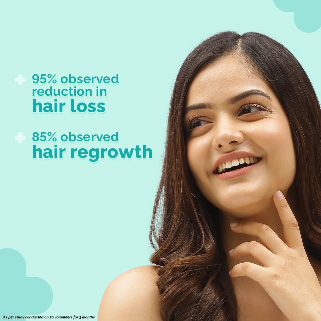 The Derma Co 20% Actives Peptide Stem Cell Hair Growth Serum-30Ml|With 9% Foligen Analupe|4% Anagain|3% Copper Peptide|1% Redensyl|Boosts Hair Growth|Promotes Healthy Scalp|For All Hair Types