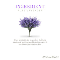Khadi Natural Lavender Soap | Herbal Bathing Soap for Healthy Skin | Natural Soap with Essential Oils | Soap for relieving stress | Suitable for All Skin Types|Pack of 3 |125gm *3) (375gm)