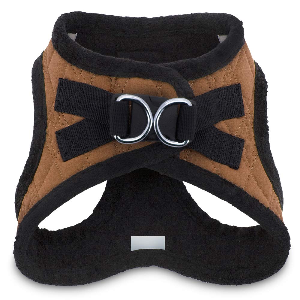 Voyager Step-In Plush Dog Harness – Soft Plush, Step In Vest Harness for Small and Medium Dogs by Best Pet Supplies - Harness (Beige Plush), M (Chest: 16 - 18") Harness (Beige Plush) M (Chest: 16 - 18")