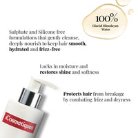 iCosmetiques Ultimate Haircare Trio |Nourishing Shampoo, Hydrating Conditioner & Anti-Frizz Serum Trio for Dry, Damaged Hair | Reduces Hair Fall, Frizz & Breakage | Sulphate & Silicone Free | Unisex