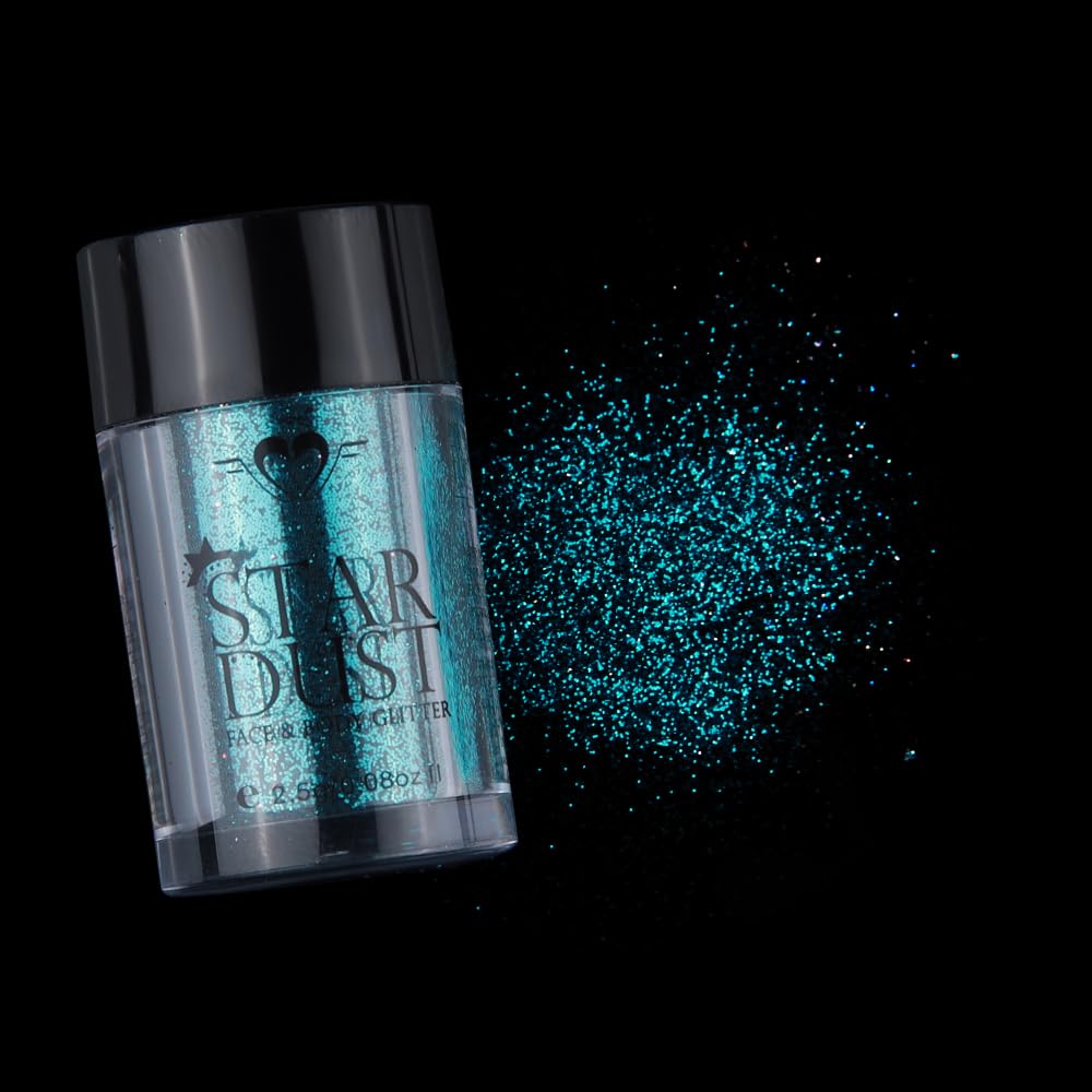 Forever52 Daily Life Star Dust Powder Single Eyeshadow Highly Pigmented Professional Shiny Glitters With Hydrating Easy-To-Blend Formula & Silky Texture (Green) Sd003 (Shimmery Finish)