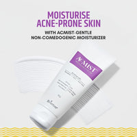 Brinton AcMist Vitamin E & Aloe Vera Based Moisturizing Cream Gel for Acne Prone and Oily Skin | Oil Free, Quick Absorbing & Lightweight | 50 g x Pack of 4
