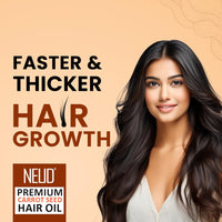 NEUD Carrot Seed Premium Hair Oil for Men & Women - 300 ml, Natural Carrot, Pack of 1