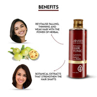 Jovees Herbal Revitalising Amla & Bael Hair Tonic For hair volume & Protecting hair From Damages | Gives Long, Strong & Thick Hair | For All Hair Types- 100ml