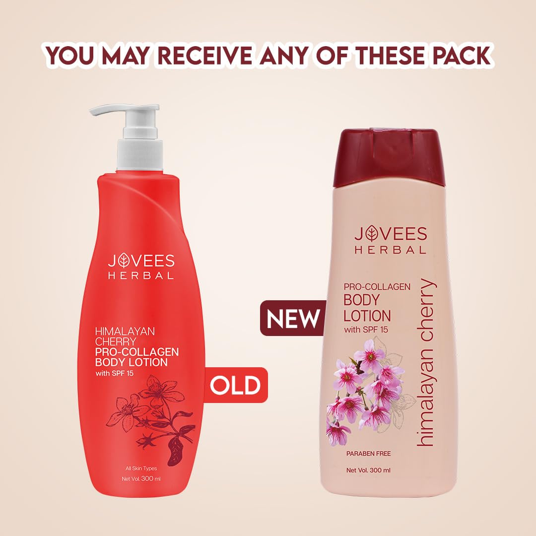 Jovees Herbal Himalyan Cherry Hand & Body Lotion, Hydrates/Moisturise Skin 300ml