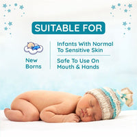 Mother Sparsh 99% Pure Water (Unscented) Baby Wipes I Natural Plant Made Cloth - Super Thick I 72pcs/Pack - Pack Of 3