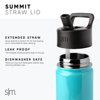 Simple Modern Marvel Hulk Kids Water Bottle with Straw Lid | Insulated Stainless Steel Reusable Tumbler Gifts for School, Toddlers, Boys | Summit Collection | 14oz, Hulk Smash 14oz Water Bottle Marvel-Hulk Smash