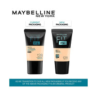 Maybelline New York Foundation, Matte & Poreless, With Spf-22, Fit Me, 128, 18Ml +Fit Me Compact Powder, With Spf-32Pa+++, 128, 6G Warm Nude, Full Coverage, For All Skin Type (Pack Of 2)