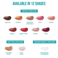 Tint Cosmetics 10ml Brown Lipgloss, Non Sticky, Hydrating, Light Weight, Long Lasting, High Shine & Soft Natural Liquid Lip Gloss For Girls & Women (Mocha)